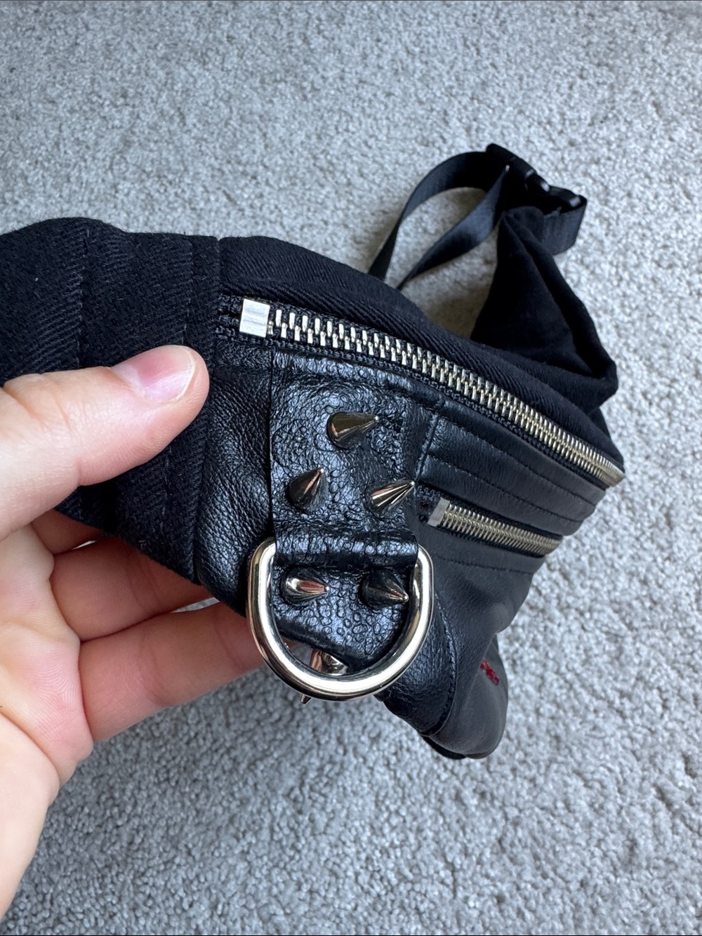 Leather Daddy Rhinestone Fanny-Pack - Picture 3 of 11